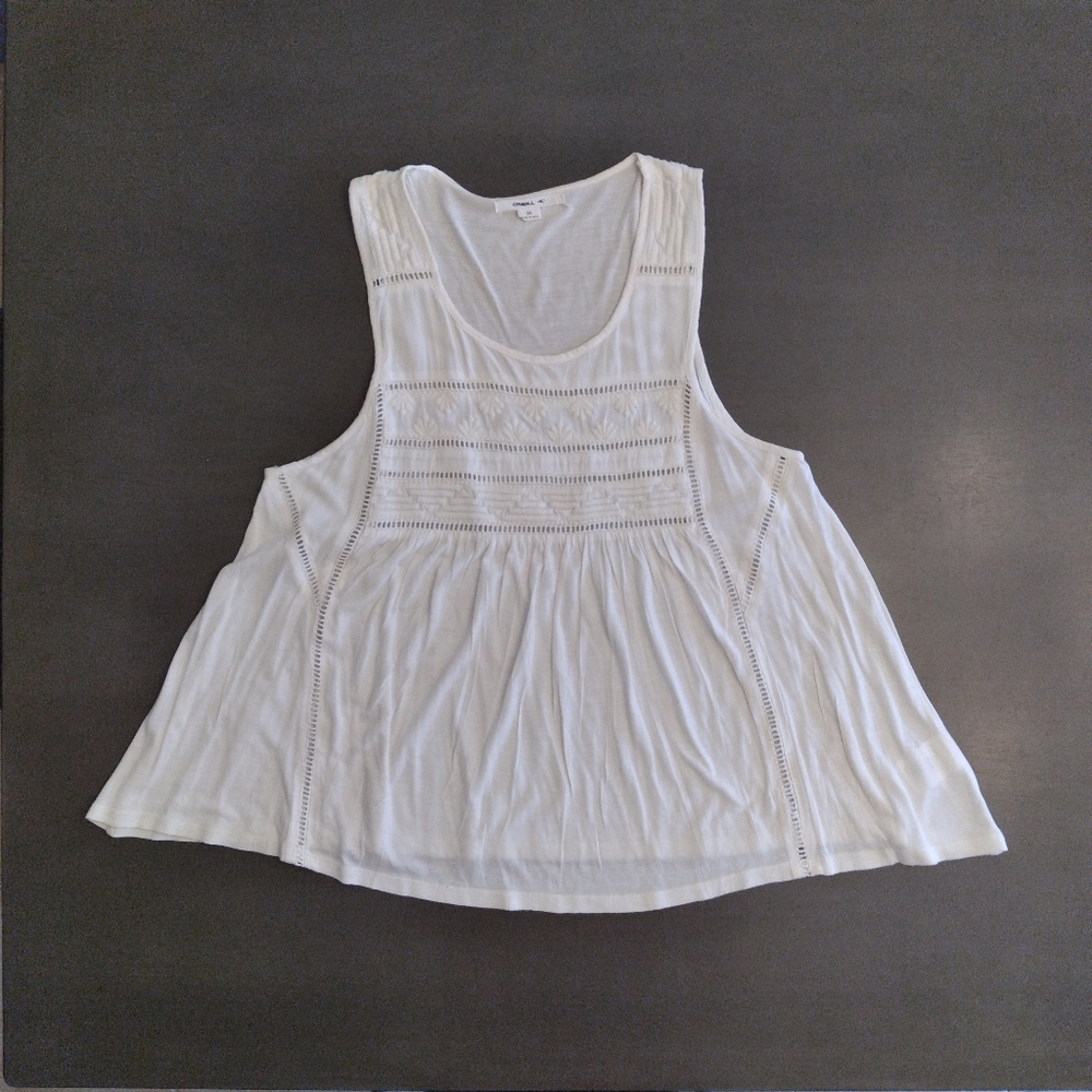 O'Neill Embroidered Tank Top | Medium | NWOT